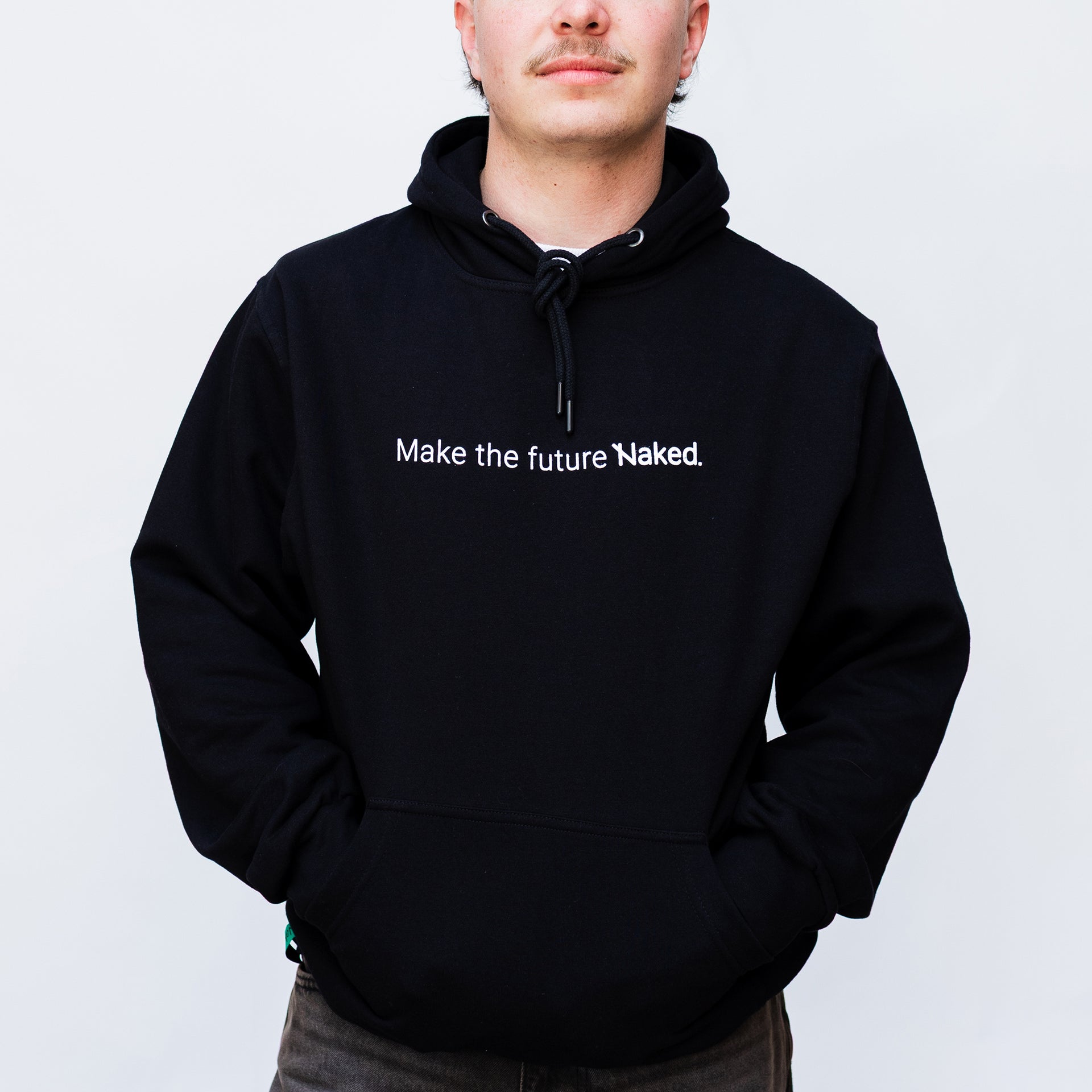 Black Hoodie | Make the future Naked