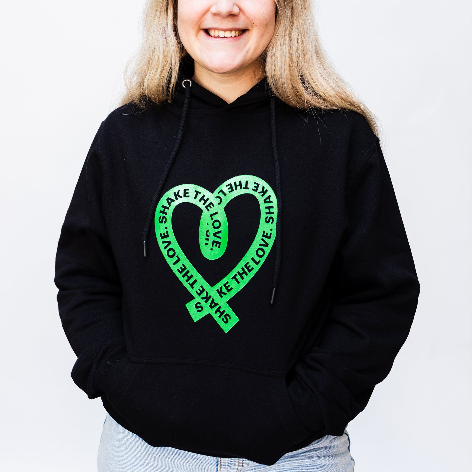 Black Hoodie | Shake the love